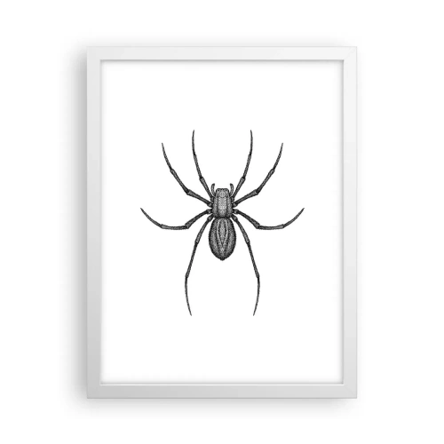 Pôster em moldura branca - Precisão perturbadora - 30x40 cm