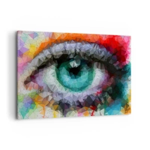 Quadro em tela - O brilho cristalino dos olhos - 120x80 cm