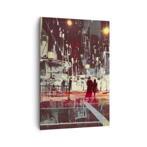 Quadro em tela - Travessia metropolitana - 70x100 cm