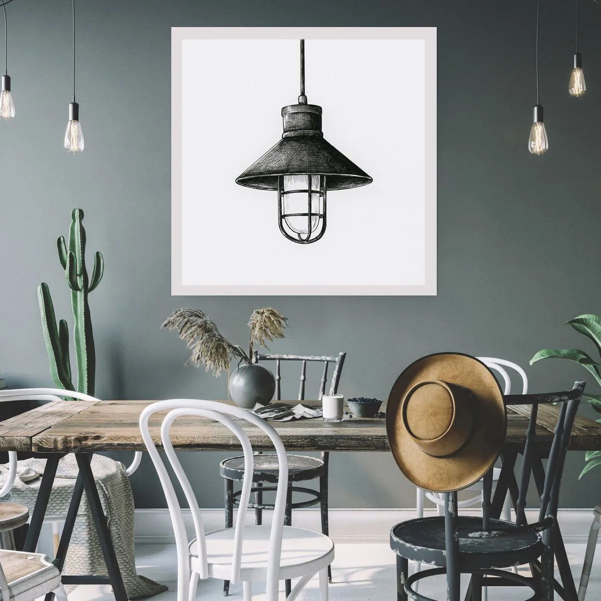 Pôster - Como antigamente… - 40x40 cm