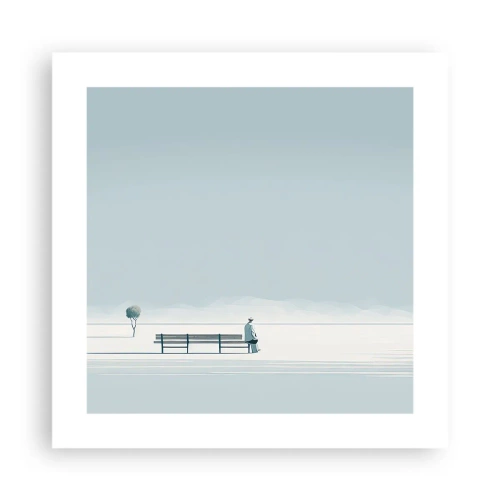 Pôster - Sim, estou esperando. - 40x40 cm