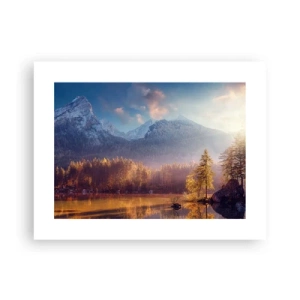 Pôster - Nas montanhas e vales - 40x30 cm