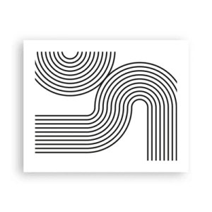 Pôster - Na curva - 50x40 cm