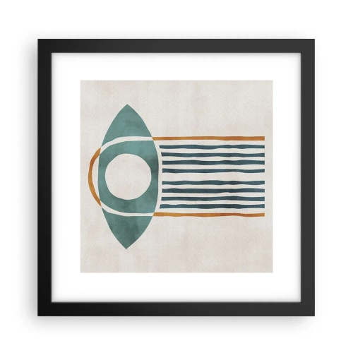 Pôster com moldura preta - Sinais e rituais - 30x30 cm