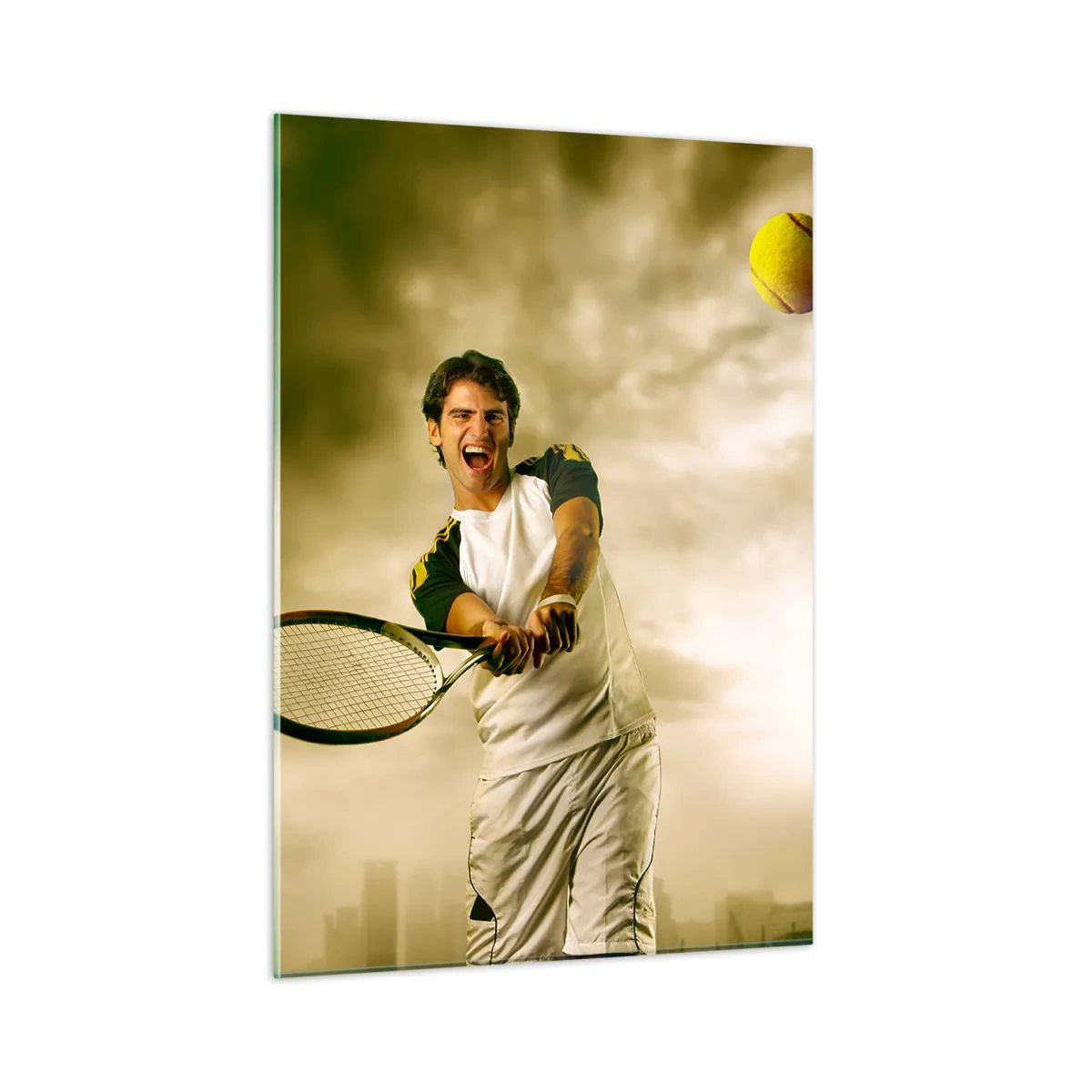 Quadro em vidro - Energia e alegria - 50x70 cm