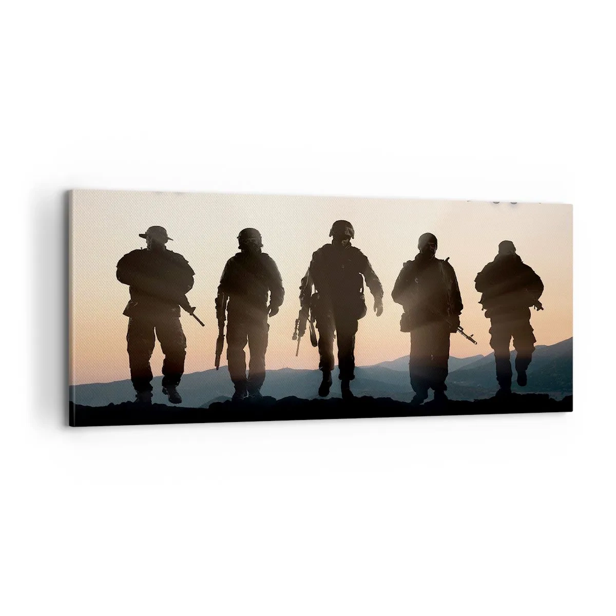 Quadro em tela - Bem-vindo ao nosso mundo - 100x40 cm
