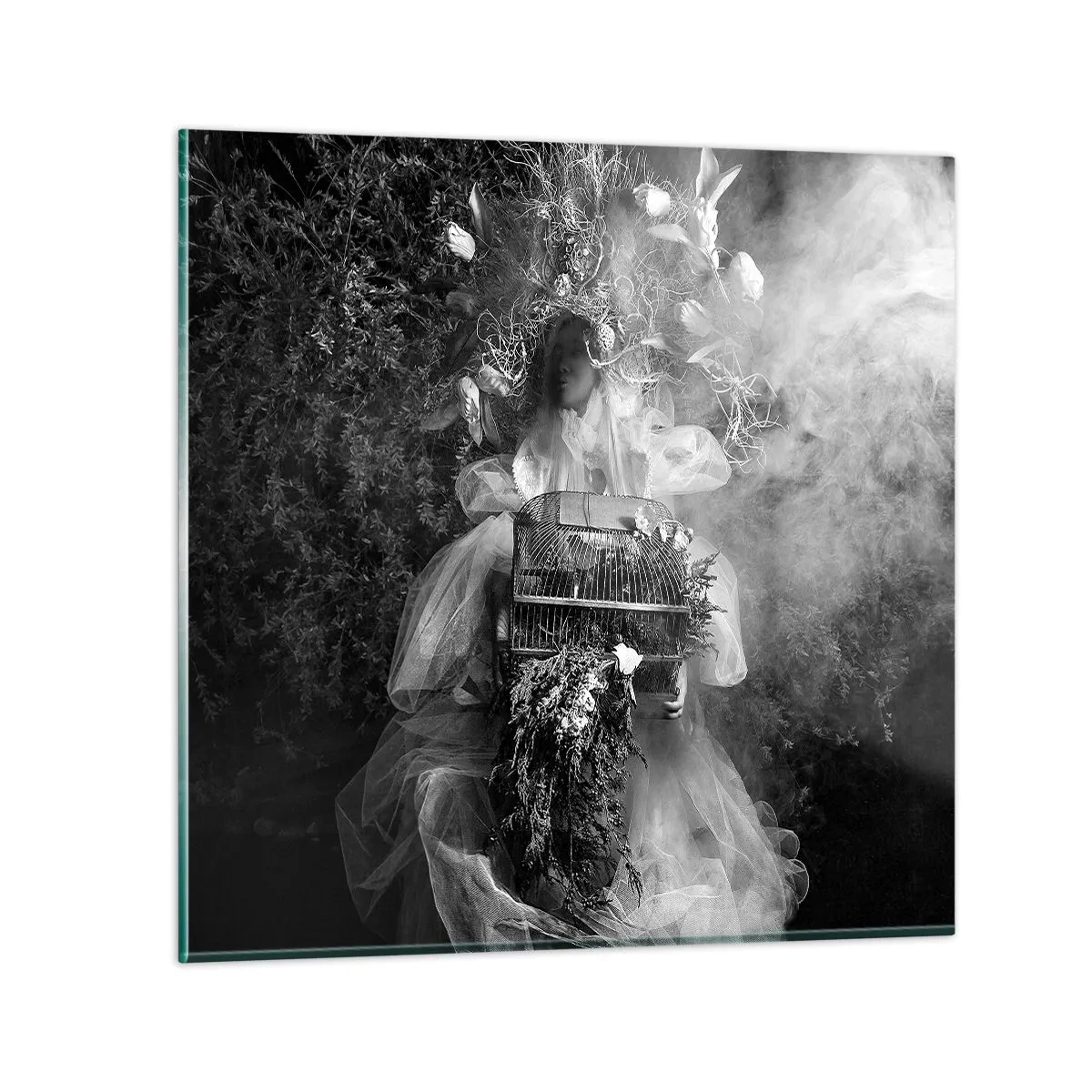 Quadro em vidro - A própria mãe – natureza - 70x70 cm