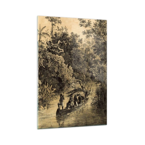 Quadro em vidro - Viagem à fonte - 70x100 cm