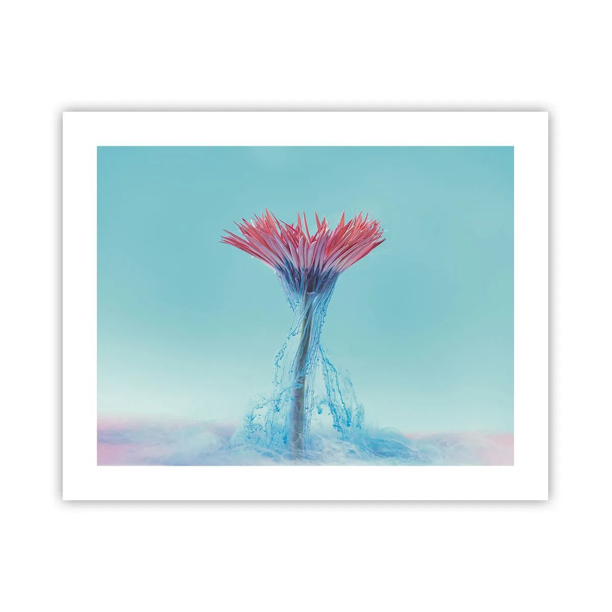 Pôster - Num abraço revigorante - 50x40 cm