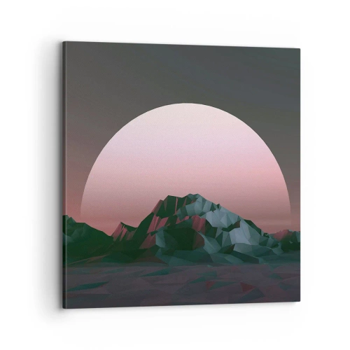 Quadro em tela - Numa galáxia vizinha - 70x70 cm