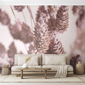Papel de Parede Standard Eco - Aparentemente discreto - Flor Seca, Flor, Prado - 300x210 cm