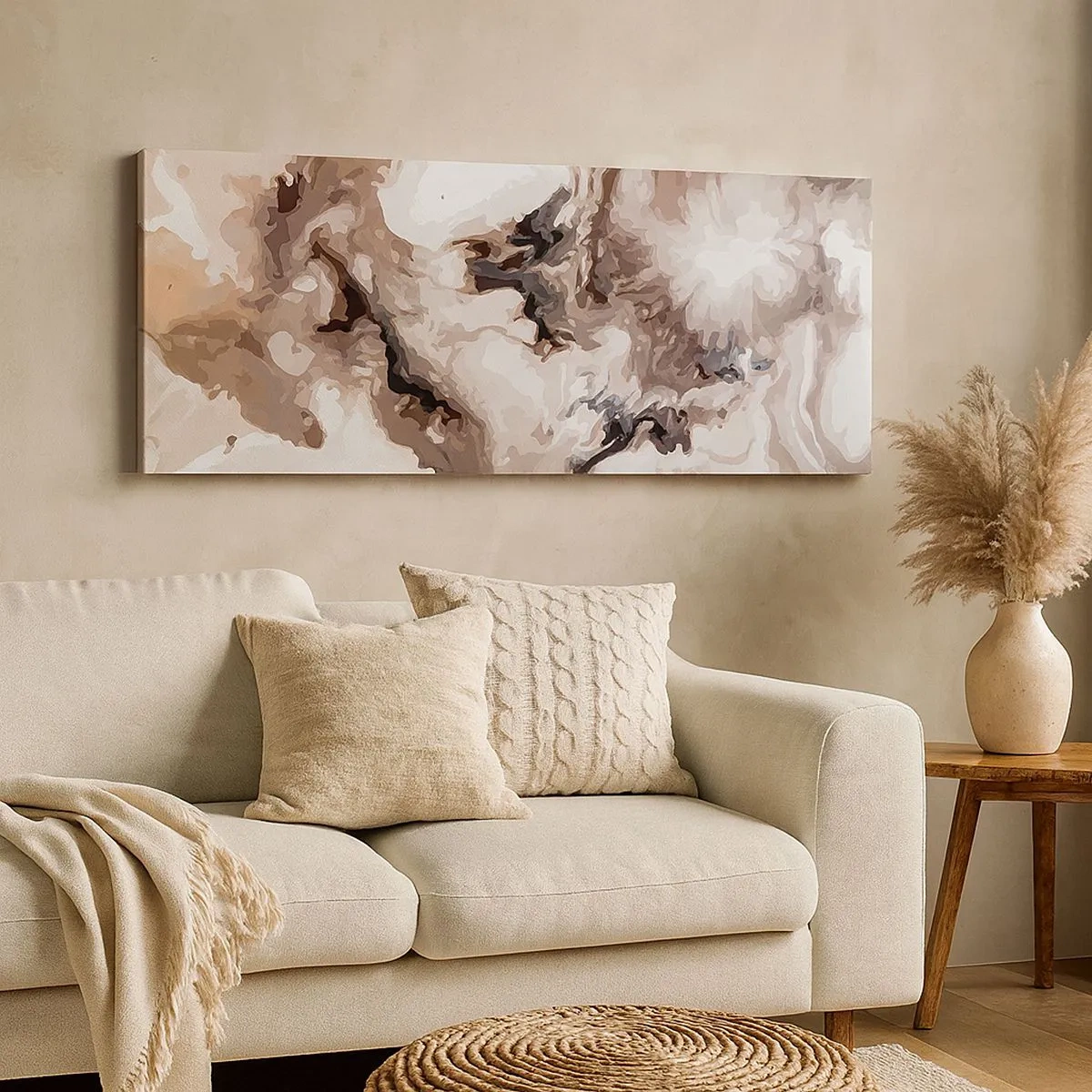 Quadro em tela - O nascimento de uma galáxia - 100x40 cm