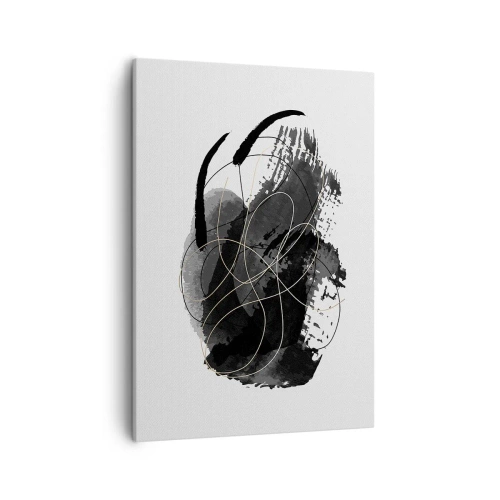 Quadro em tela - Emergido do preto - 50x70 cm