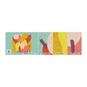Amostra de Papel de Parede Standard Eco - Experimente o sol de verão - Fruta, Peras, Saúde - 100x30 cm