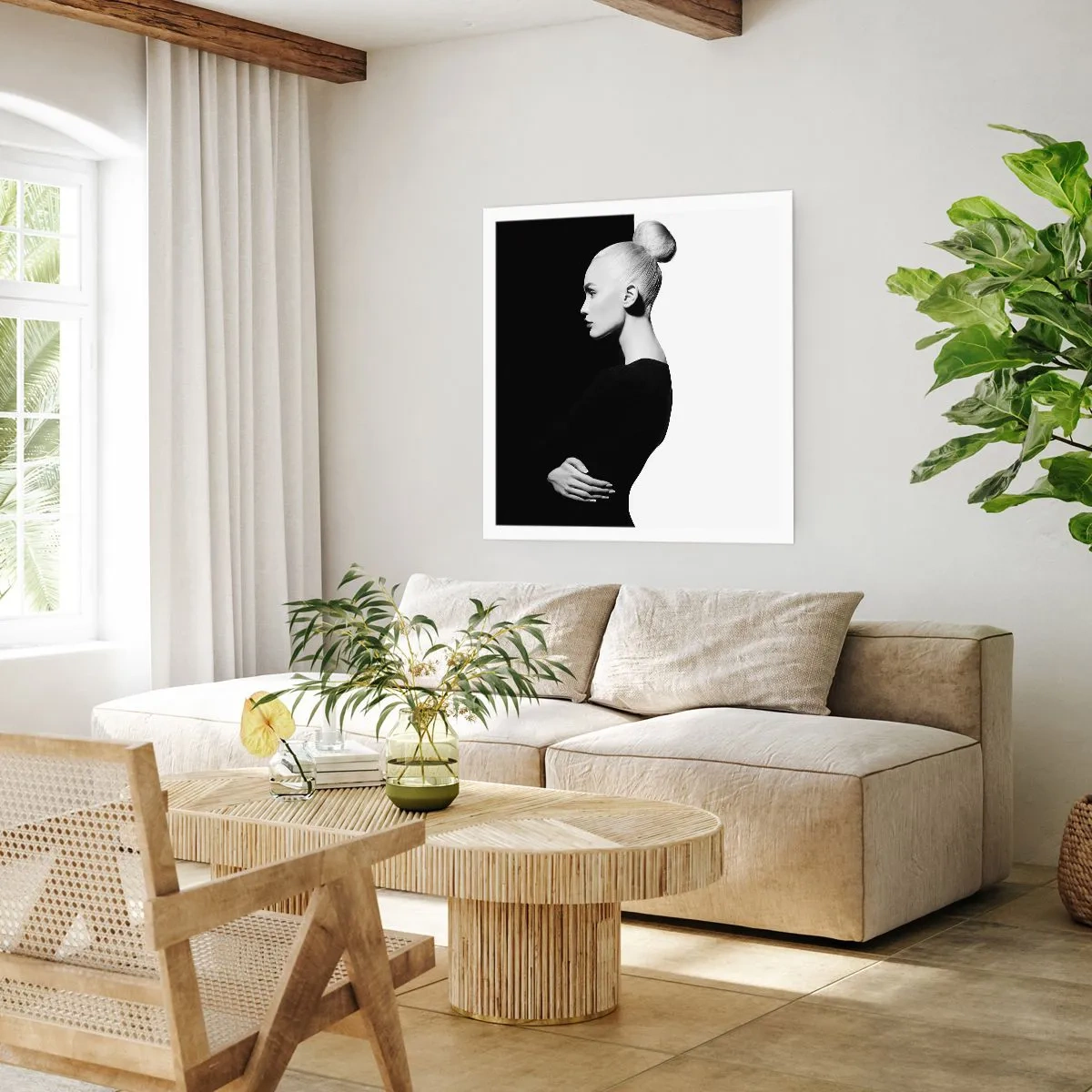 Pôster - Simplesmente mulher - 60x60 cm