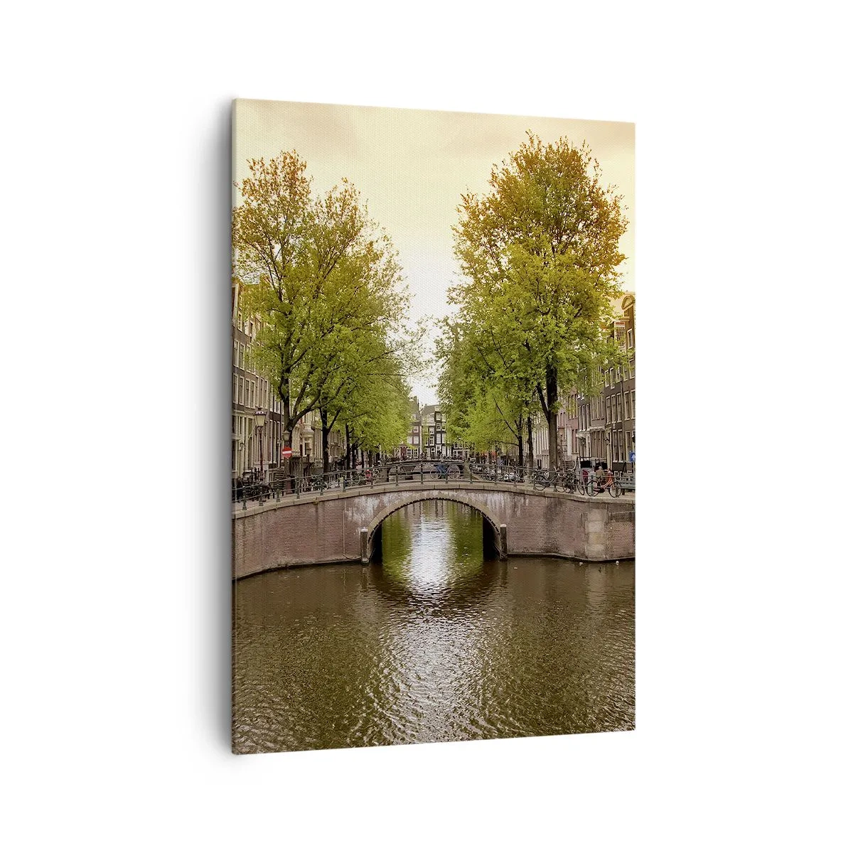 Quadro em tela - De barco ou bicicleta? - 70x100 cm