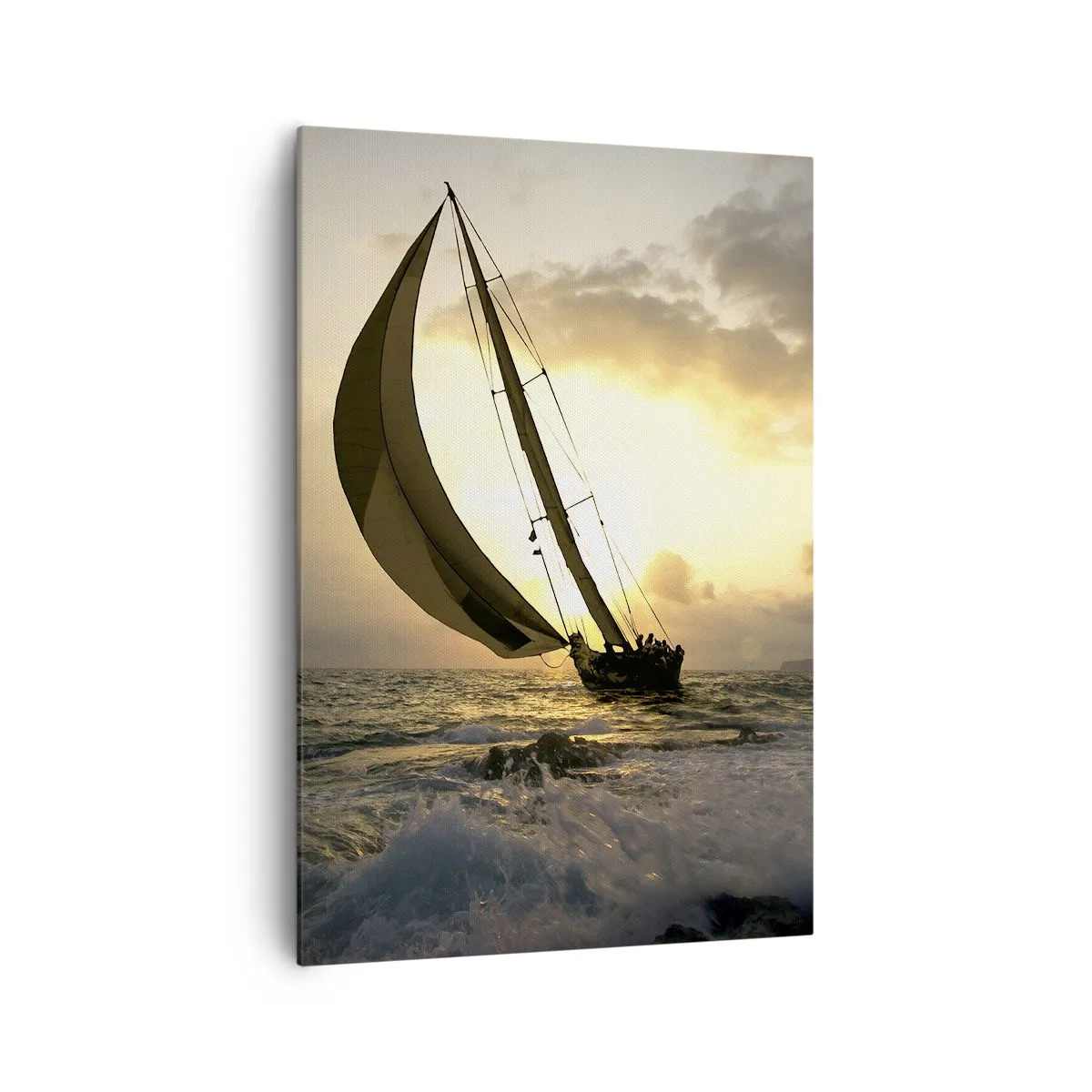 Quadro em tela - Com o vento e contra o vento - 70x100 cm