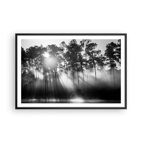 Pôster com moldura preta - O sol imparável - 91x61 cm