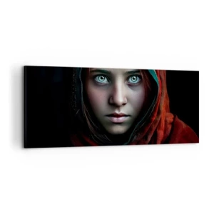 Quadro em tela - Princesa oriental - 100x40 cm