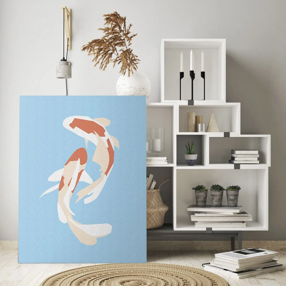 Quadro em vidro - Nado sincronizado espontâneo - 70x100 cm