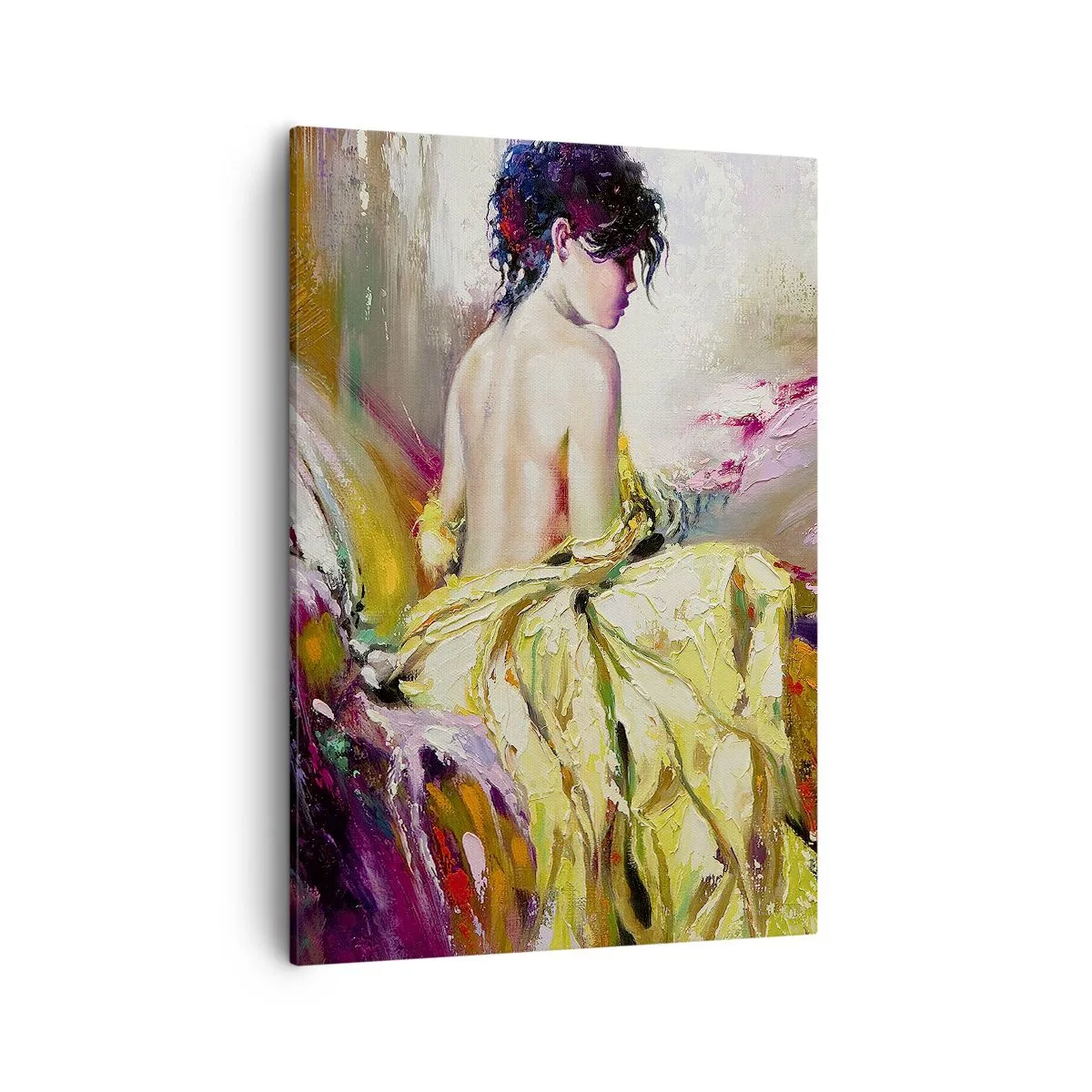 Quadro em tela - Entre a boca e a borda do copo - 50x70 cm