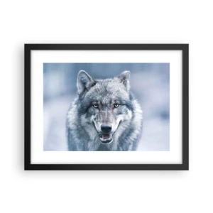 Pôster com moldura preta - Vai aceitar o desafio? - 40x30 cm