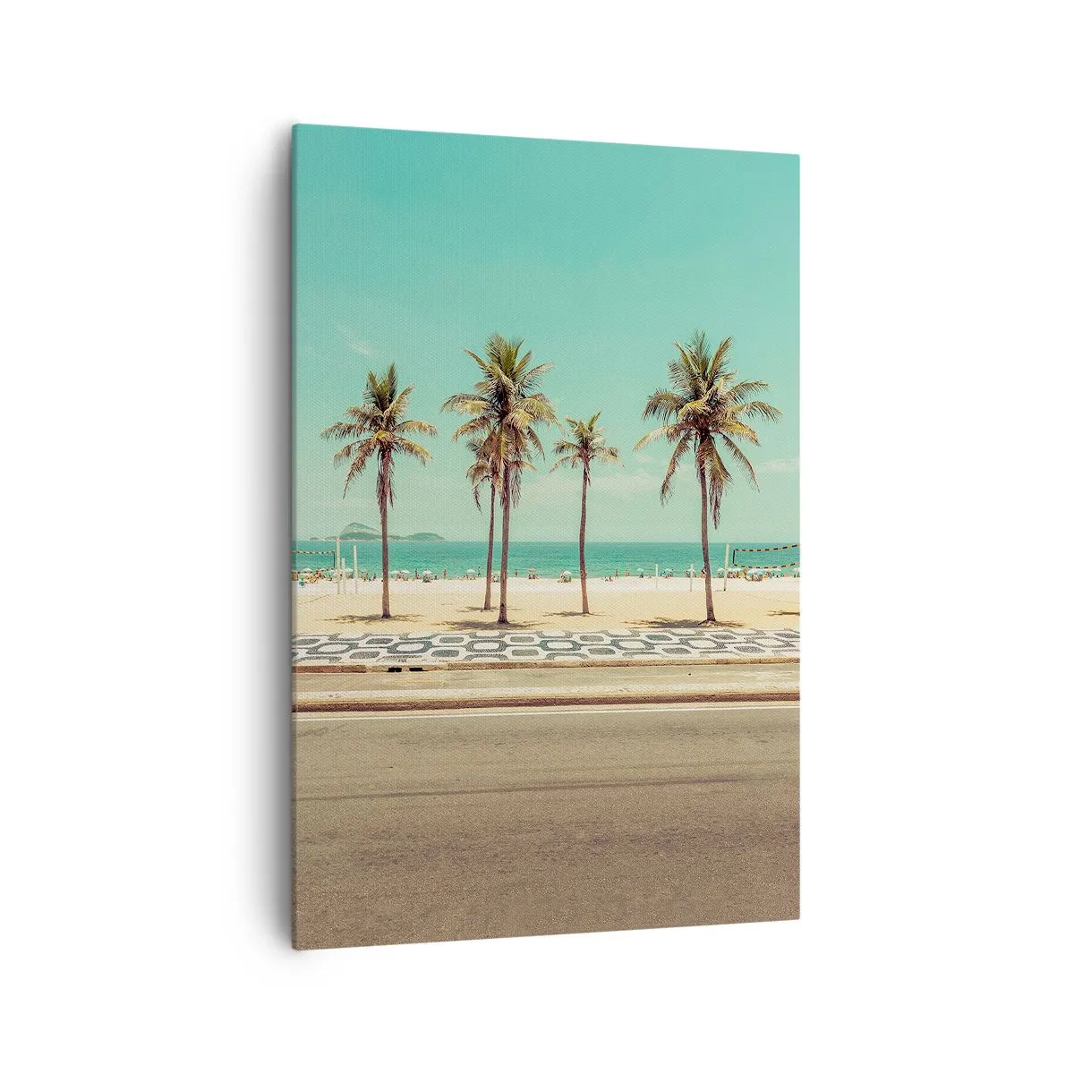 Quadro em tela - Em guarda da praia - 70x100 cm