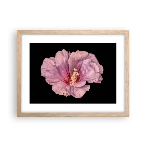 Pôster com moldura de carvalho claro - Direto para o coração - 40x30 cm