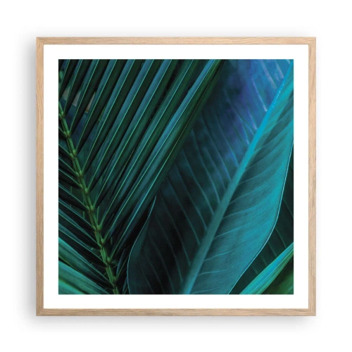 Pôster com moldura de carvalho claro - Anatomia da vegetação - 60x60 cm
