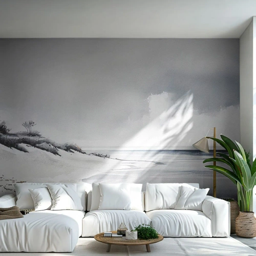 Papel de Parede Standard Eco - Juntos para sempre - Dunas, Praia, oceano - 300x210 cm