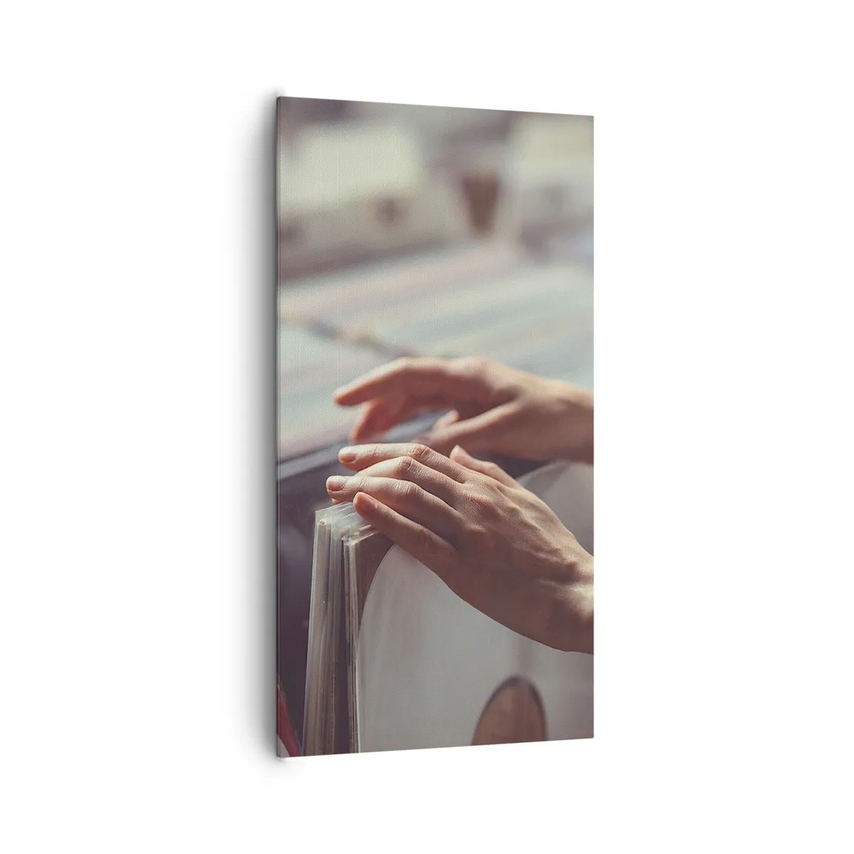 Quadro em tela - Em busca de emoções - 65x120 cm