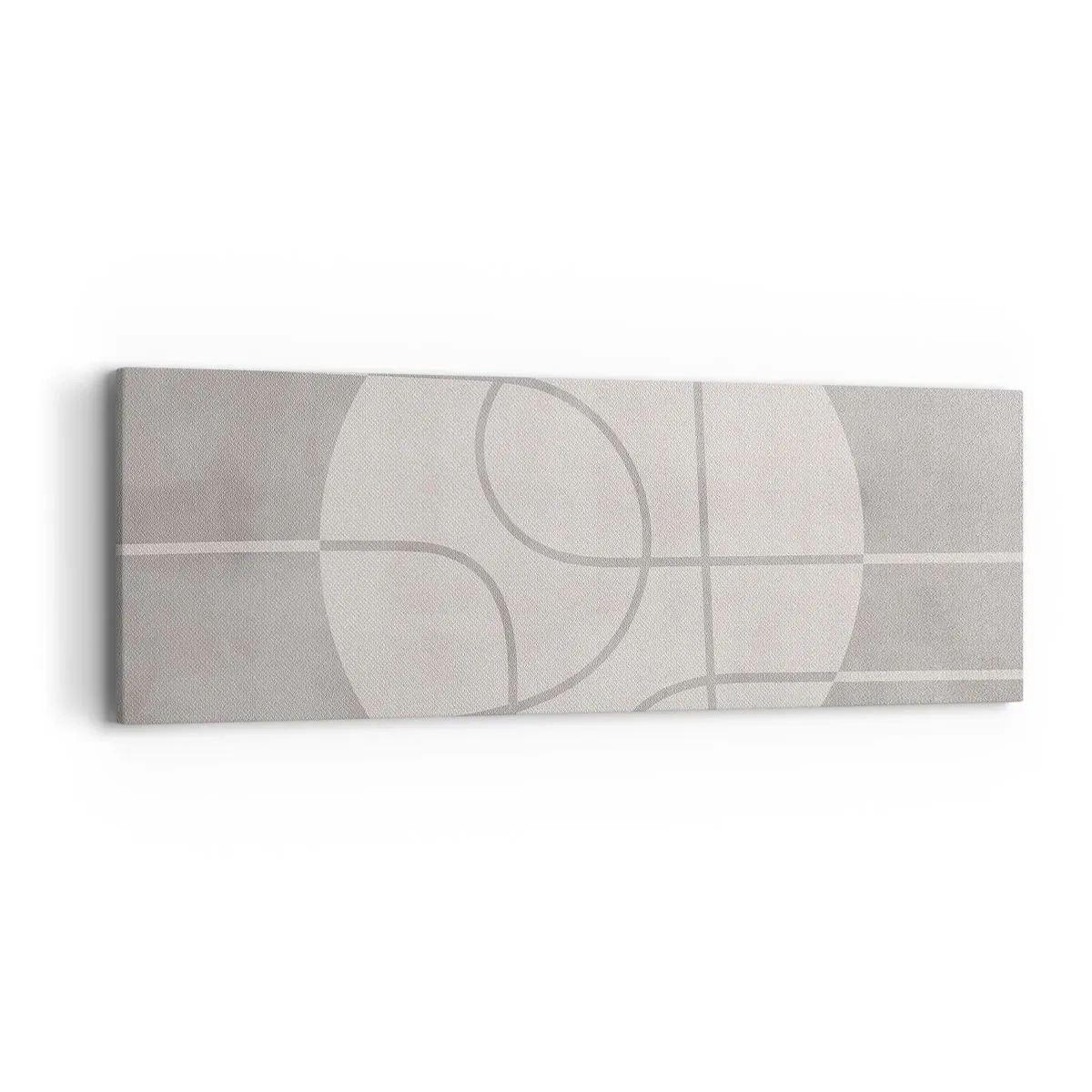 Quadro em tela - Circular e direto - 90x30 cm