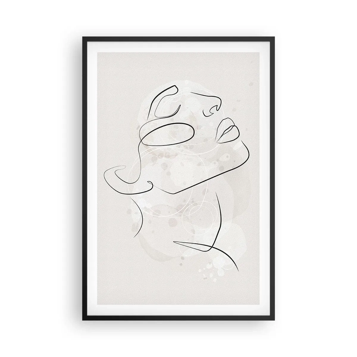 Pôster com moldura preta - Esboço de um sonho - 61x91 cm
