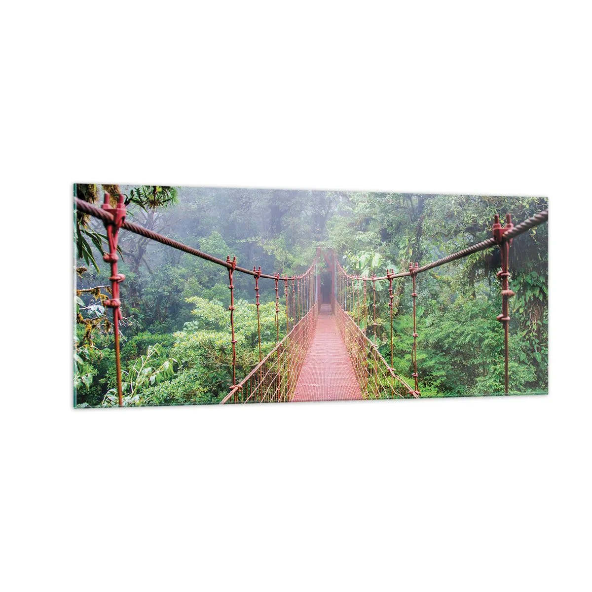 Quadro em vidro - Suspenso acima das copas - 100x40 cm