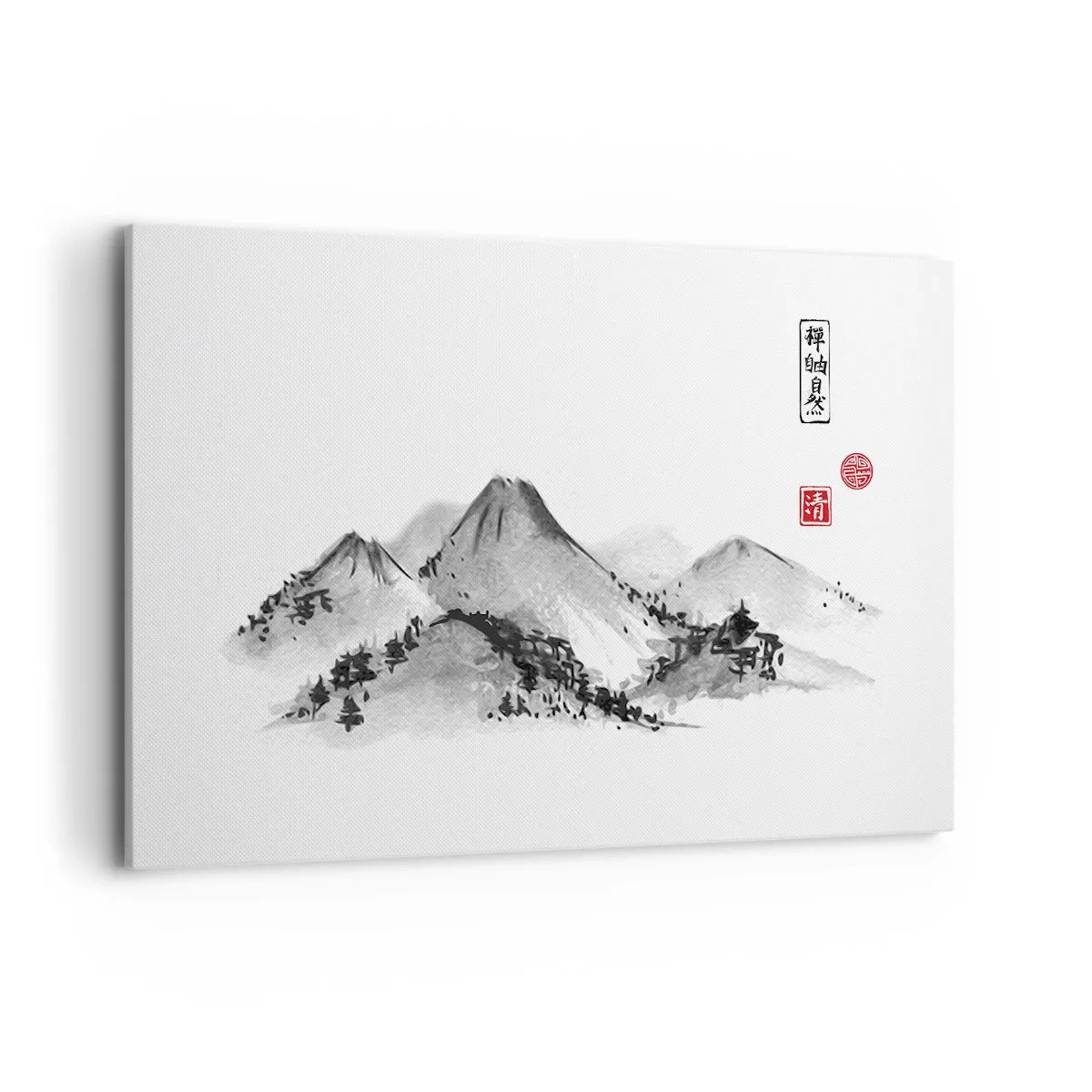 Quadro em tela - Para além do vale - 120x80 cm