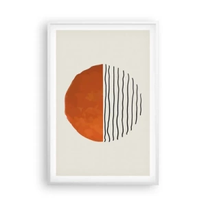 Pôster em moldura branca - No clima japonês - 61x91 cm