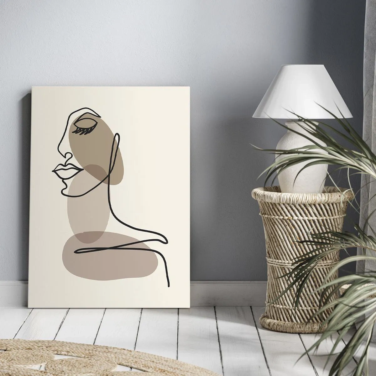 Quadro em tela - Uma certa linha de beleza - 50x70 cm