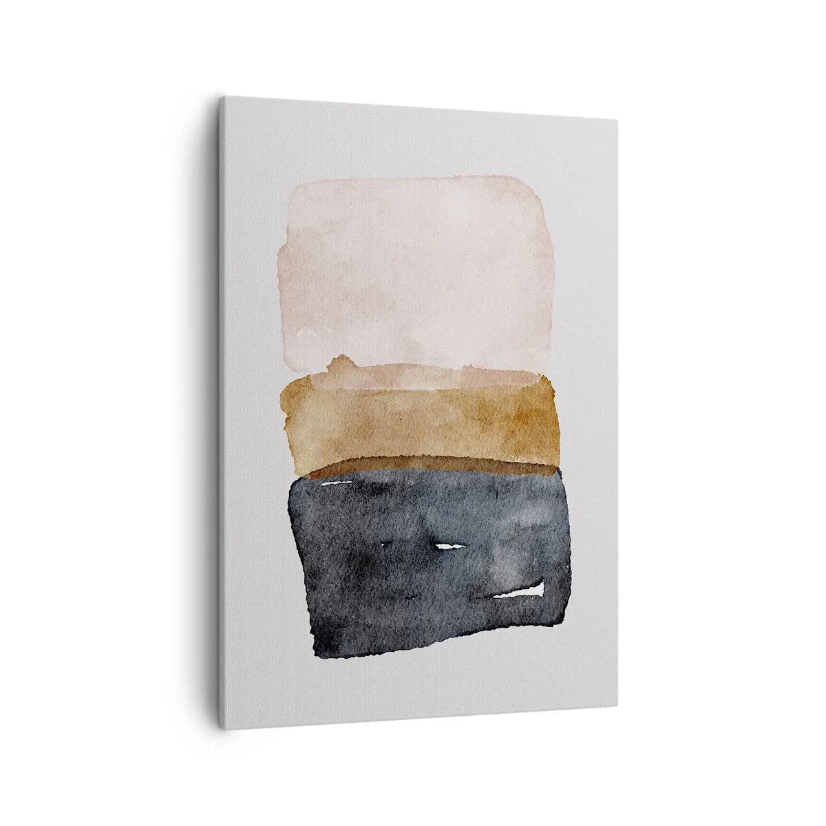 Quadro em tela - Composição das cores da terra - 50x70 cm