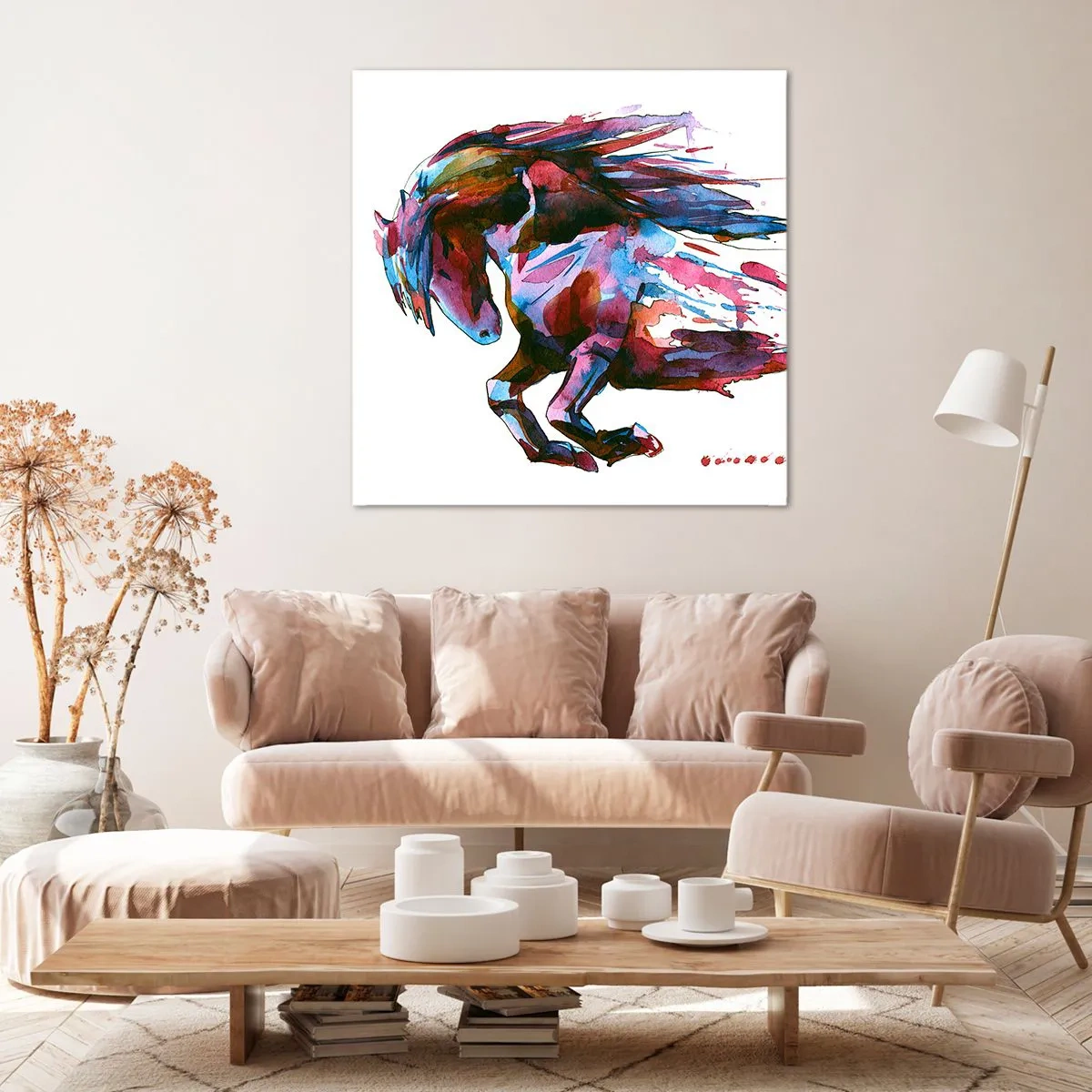 Quadro em tela - Em êxtase - 50x50 cm