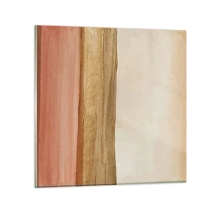 Quadro em vidro - Composição vertical - 70x70 cm
