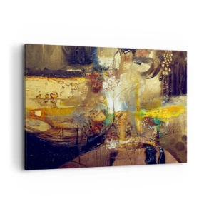 Quadro em tela - Frio, mais quente, quente - 100x70 cm