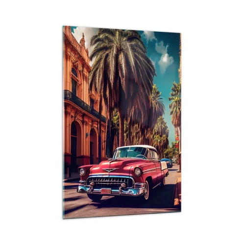 Quadro em vidro - Ainda em Havana - 70x100 cm