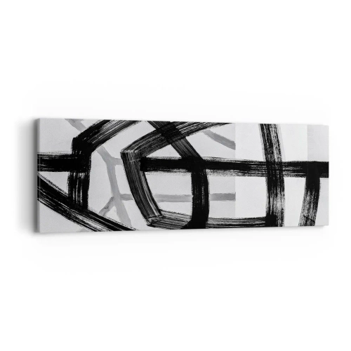 Quadro em tela - Profundidade de construção - 90x30 cm