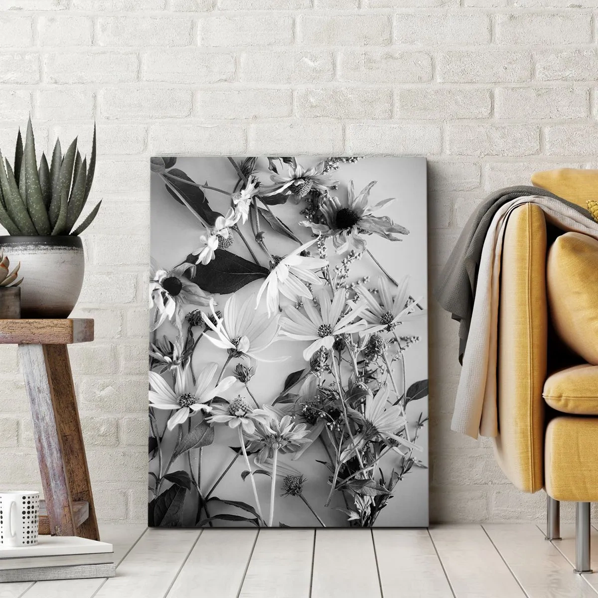 Quadro em tela - Não é um ramo de flores - 50x70 cm