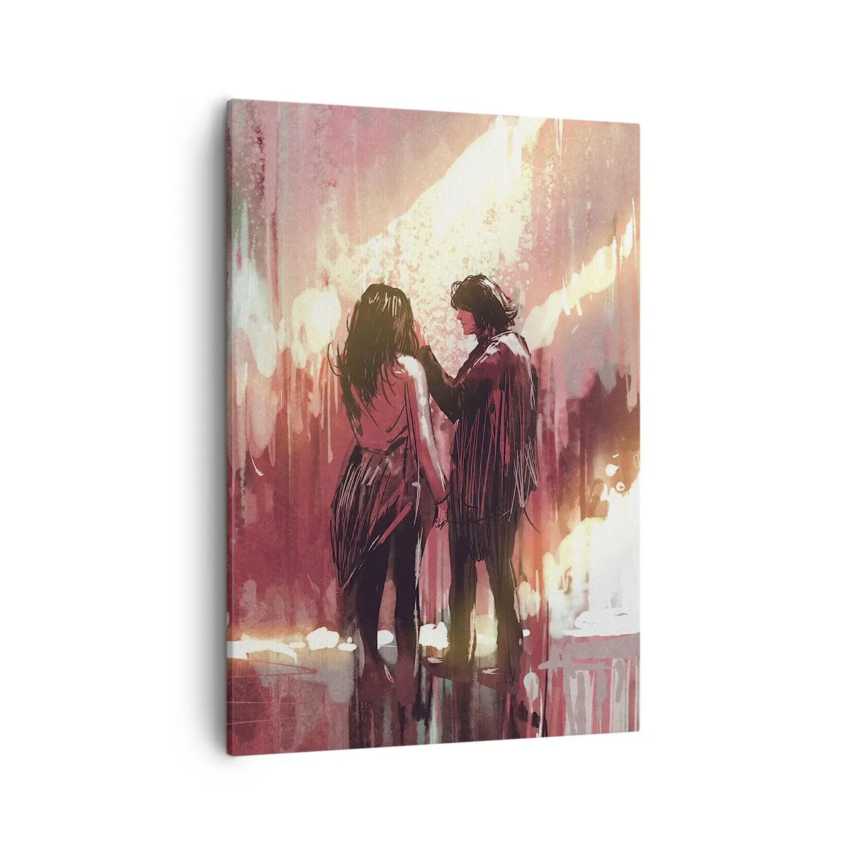 Quadro em tela - O eterno espetáculo do amor - 50x70 cm