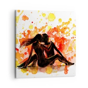 Quadro em tela - E fez-se a luz - 50x50 cm