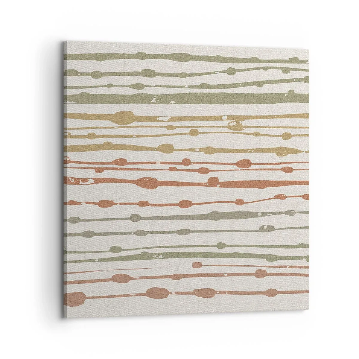 Quadro em tela - Notação musical de cores - 60x60 cm