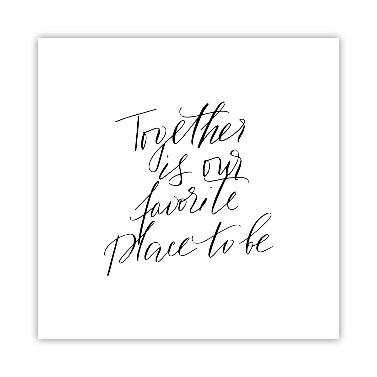 Pôster - Também sente isso? - 40x40 cm