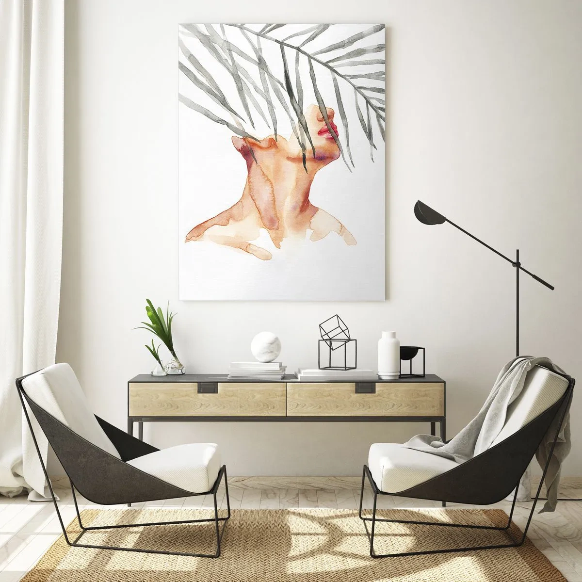 Quadro em vidro - Sentir o pulso dos trópicos - 50x70 cm