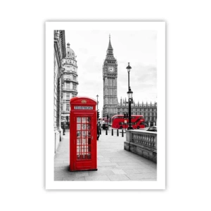 Pôster - Sem dúvida, Londres - 50x70 cm